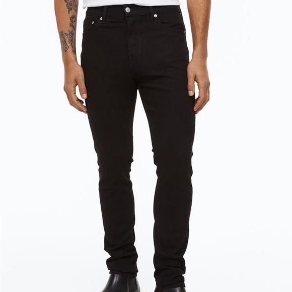 H&M Jeans Hm Mens Skinny Black Jeans Poshmark
